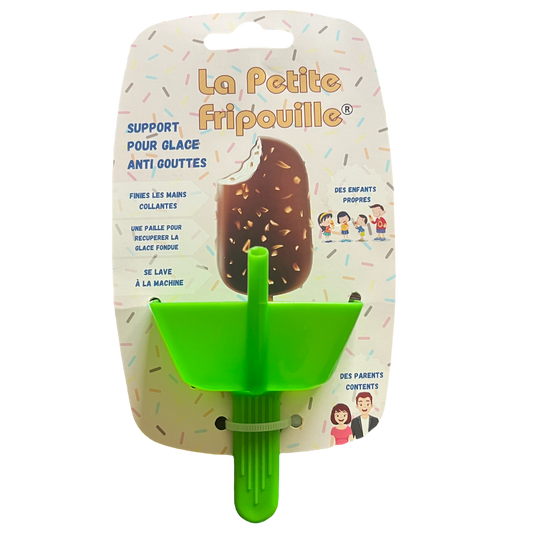 Support pour glace anti goutte : Vert